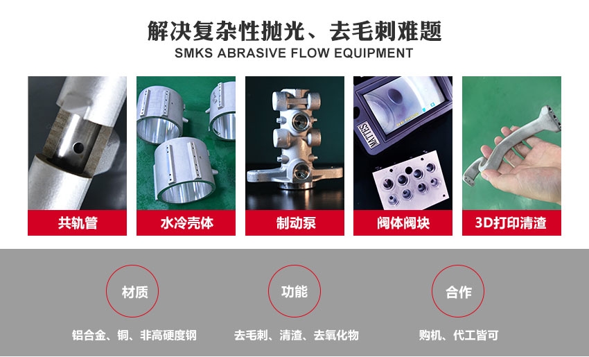 磨粒流<a href='http://m.aspachord.cn' target='_blank'><u>微孔拋光機(jī)</u></a> 實時在線控制：斯曼克<a href='http://m.aspachord.cn' target='_blank'><u>微孔拋光機(jī)</u></a>，可實時在線控制流量，流量達(dá)到既定目標(biāo)后，設(shè)備即刻停止拋光。