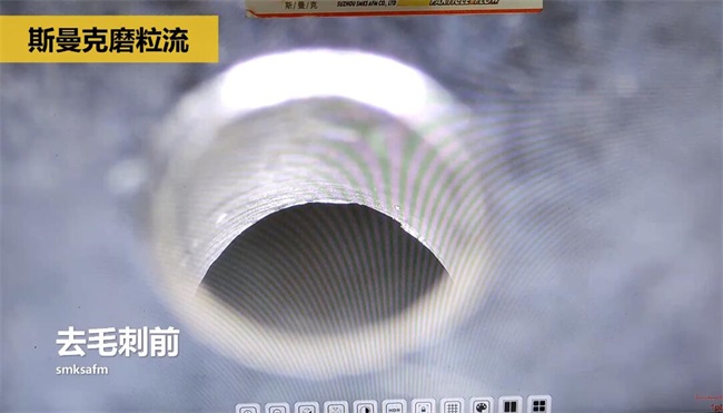 鋁合金<a href='http://m.aspachord.cn' target='_blank'><u>交叉孔去毛刺</u></a>，<a href='http://m.aspachord.cn' target='_blank'><u>流體拋光機</u></a>約20秒一個